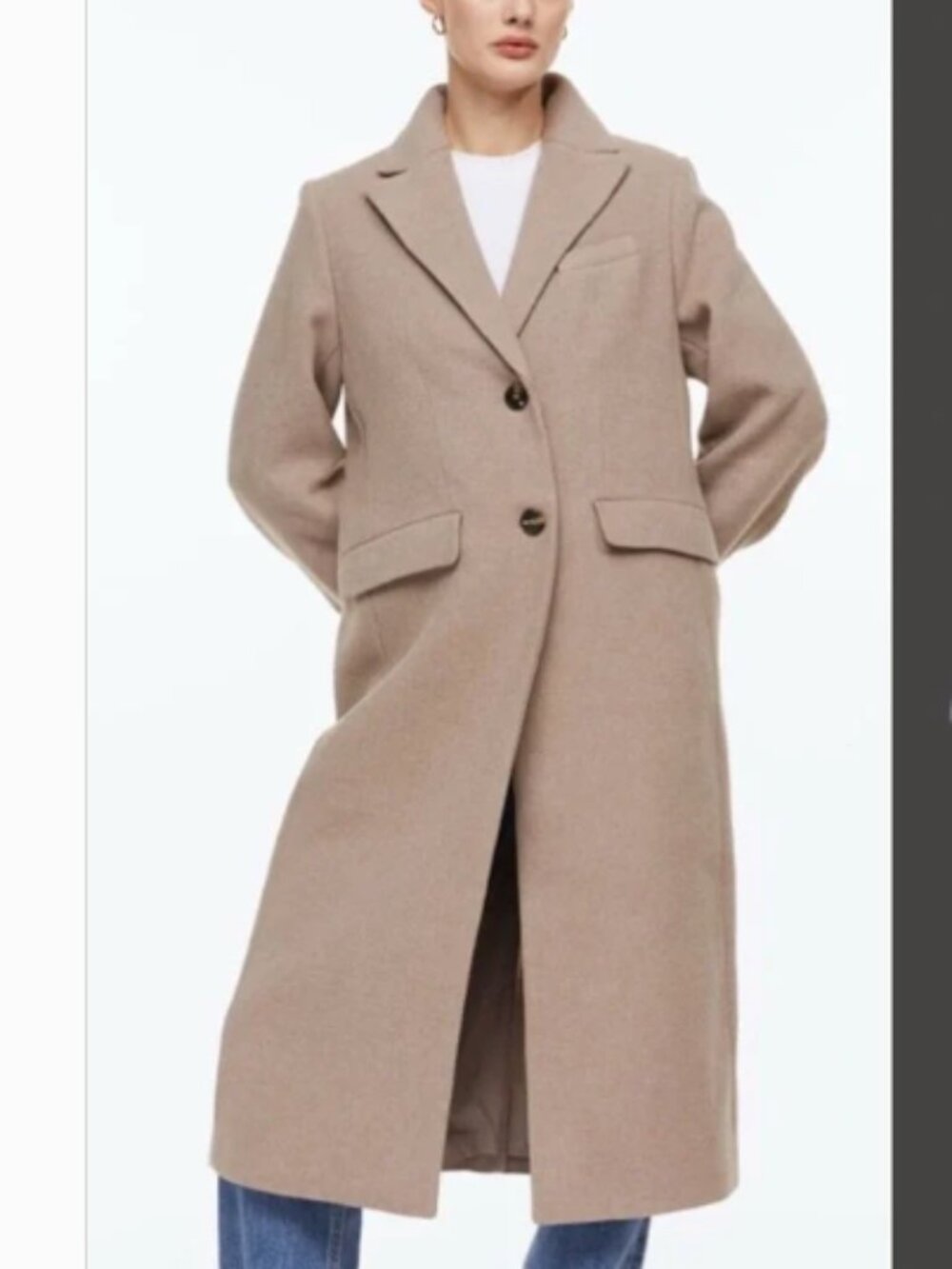 H&M Premium Long Wool-Blend Coat